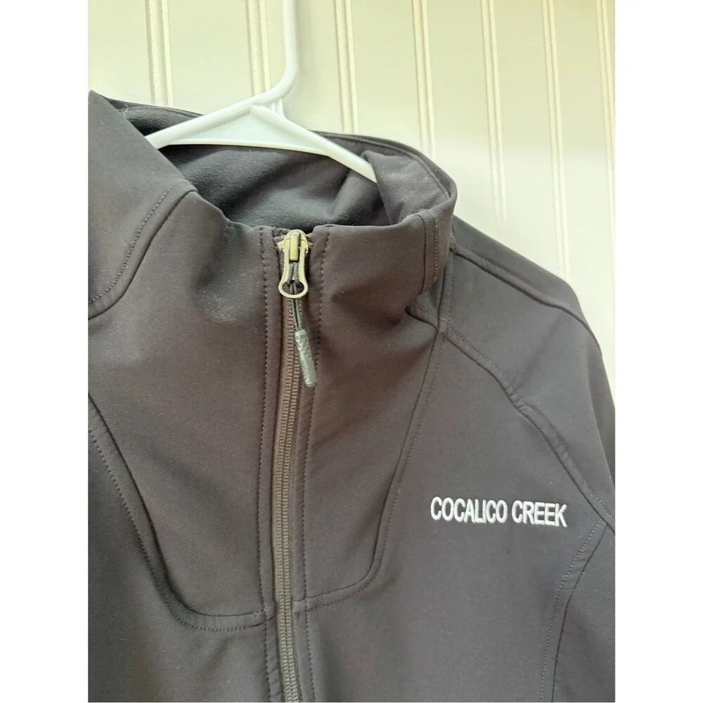 The North Face Black Softshell full zip Performance Jacket